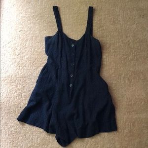 Cut out back romper